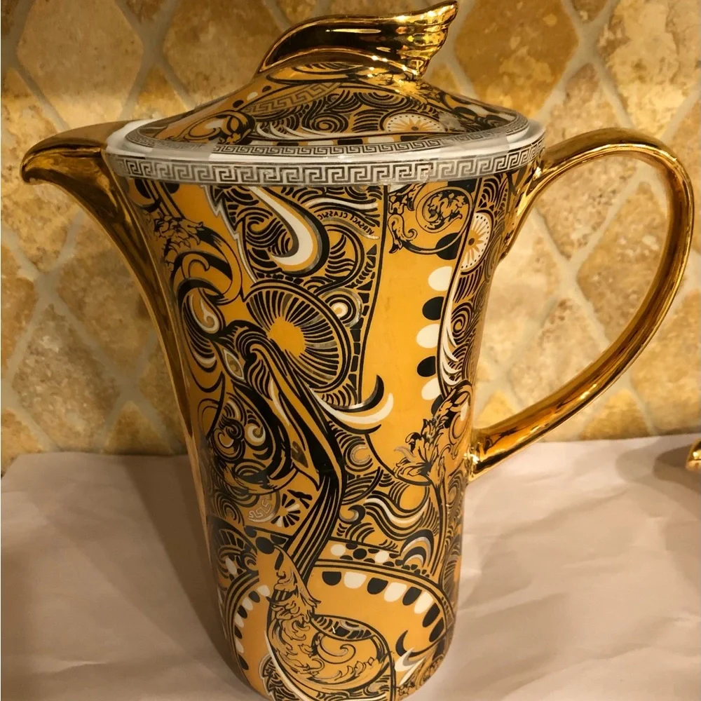 Versace Rosenthal Classic Medusa Weider Collection Tea Coffee 5 Piece Set